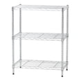 thumbnail image 1 of IRIS USA, 3-Tier Shelf Wire Shelving Storage Unit, Silver, 1 of 1
