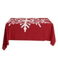 thumbnail image 1 of MesaSe Christmas Tablecloth Dustproof Add Atmosphere Square European Style Creative Printing Table Protector Cover Daily Use, 1 of 8