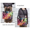 thumbnail image 6 of FORMRS 16" Laptop Bag Carrying Sleeve Case with Handle Travel Shoulder Briefcase, Green Colorful Circles, 6 of 8