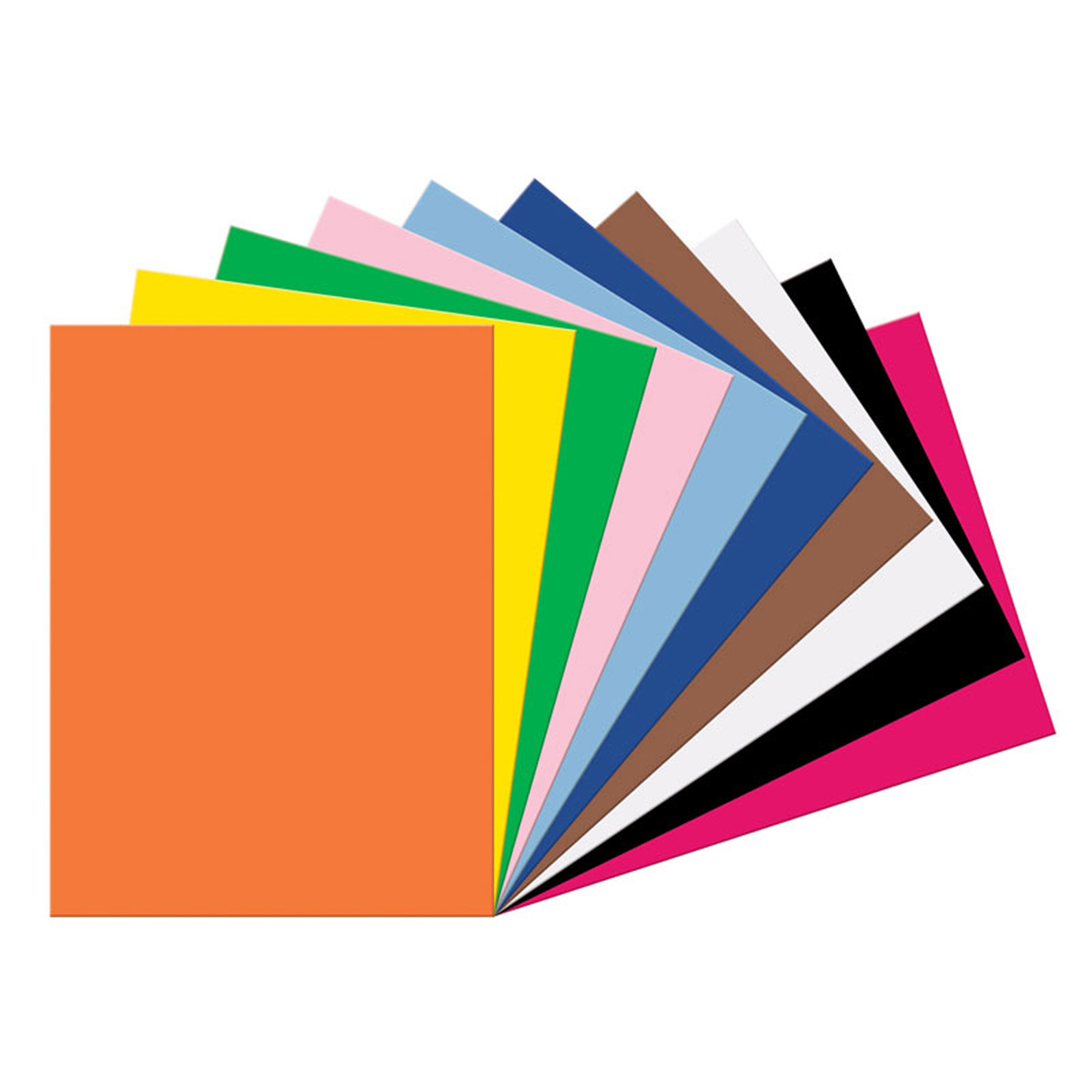 Pacon Tru Ray Construction Paper 9 X 12 10 Assorted Colors 500 