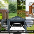 thumbnail image 4 of Outsunny 10' x 15' Metal Carport with Metal Roof and Removable Sidewalls, 4 of 10