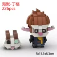 thumbnail image 1 of Battle Of Two Cities Moc Brickheadz Arcane Series Jinx Vi Ekko Chilko Handmade Mini Building Block Model Collection Toy Set Gift Haimer Dingge 226pc, 1 of 6