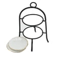 thumbnail image 2 of Simulación de estante de enfriamiento Accesorios de muebles pequeños Soporte de pastel de pastel Decoración suministros para fiestas para la sala de estar Negro Negro Inevent FN001926-01, 2 of 5