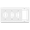 White, variant on ENERLITES Combination Triple Toggle Switch Cover / Single Duplex Receptacle Outlet Wall Plate, Standard Size 4-Gang, Polycarbonate Thermoplastic, UL Listed, White