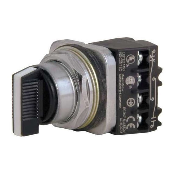 Siemens Non-Illum Selector Switch,2NO/2NC,3P 52SA2CDBA2