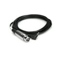 thumbnail image 2 of Hosa Technology Microphone Cable, XLR3F to Right-angle 3.5 mm TRS, 1 ft, 2 of 3