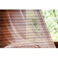 thumbnail image 2 of Zambia Tulle Curtains with Rod Pocket, Tribal Pattern with Wavy Lines Geometric Triangles Kenyan Art Design, Sheer Drape for Wedding Party 2 Panels, 7 Sizes, Pale Brown Cinnamon, by Ambesonne, 2 of 3