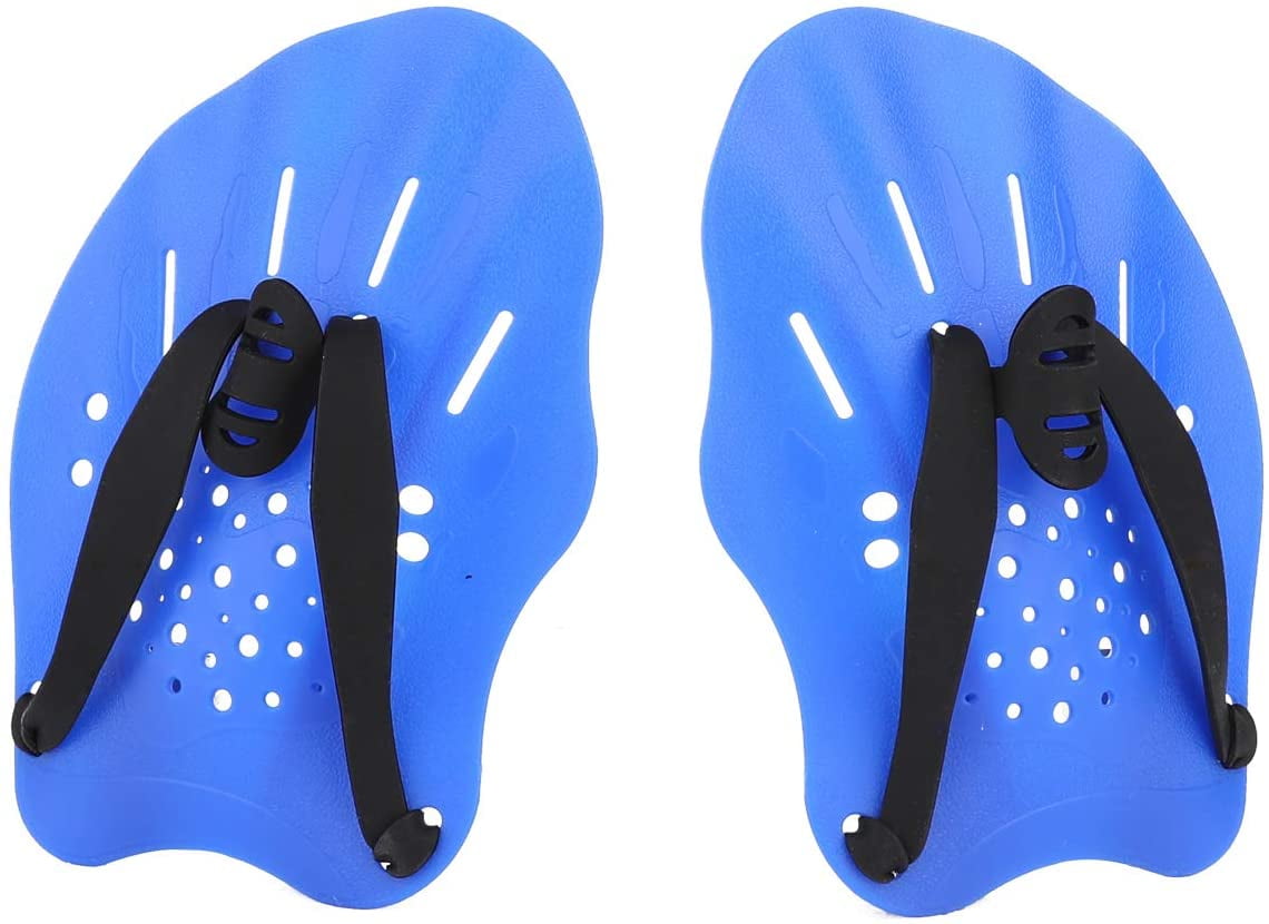 Adjustable Hand Paddles Swim Swimming Fins Gloves Swimming Training Fins Unisex 