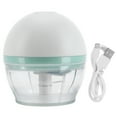 thumbnail image 2 of Mini Picadora De Alimentos Eléctrica, Picadora Eléctrica De Ajo De 160ml, Picadora De Alimentos Con Carga USB Para Verduras, Frutas, Carne Y Alimentos Para Cocina, 2 of 8