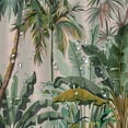 thumbnail image 5 of Orinice Shower Curtain with Hooks Seamless Bird White with Border Interior Tropical Color Tree Such Palm Interiors Paradise Textures Waterproof Decorative Bathroom Cloth Fabric Set  36x72, 5 of 7