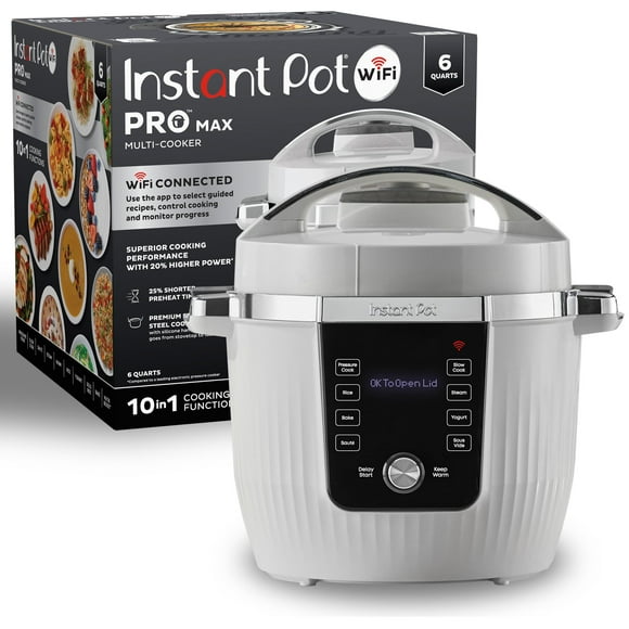 Olla a presión Instant Pot PRO Max Wi-Fi Smart 10 en 1 6L