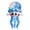 Blue, variant on YIFAEUX Electric Dancing Jellyfish Toy with LED Lights Music Obstacle Avoidance Octopus Toy Toddlers Boys Girls Interactive Cartoon Sea Animal Toy
