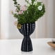 thumbnail image 4 of Elegante jarrón de mesa, maceta, figura, arreglo floral, soporte para bolígrafos, para interior y exterior. Negro, 4 of 6