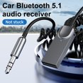 thumbnail image 2 of Receptor Bluetooth Adaptador Auxiliar USB A Jack 3.5 Mm Audio Coche Aux 5.0 Kit Manos Libres Para De BT Transmisor Soporte TF Tarjeta Función huangjie unisex, 2 of 2