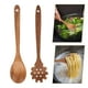 thumbnail image 2 of 2 cucharas de cocina de diseño antiadherente, cuchara de madera para cocinar panqueques, cuchara larga de madera, 2 of 8