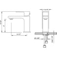 thumbnail image 4 of Blossom Jubilee Single Hole Bathroom Faucet, 4 of 4