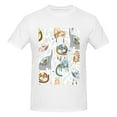 thumbnail image 4 of Bingfone Cute Colorful Animal Men'S Loose Fit Short-Sleeve Pocket T-Shirt, 4 of 7