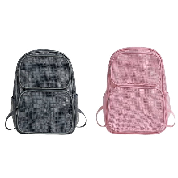 GASTROPOD 2026 New 2Pcs Mesh Backpack,Practical Lightweight Travel Backpack for Women Men,Spacious Beach Backpack for Hiking,Sports Adventures
