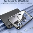 thumbnail image 2 of Dteck Magnetic Clear for iPhone 11 Case with Exlusive Build-in Camera Cover, Compatible with MagSafe for Women Girls Phone Case 6.1 Inch,Black, 2 of 4