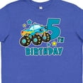 thumbnail image 4 of Inktastic 5th Birthday Monster Truck Youth T-Shirt, 4 of 5