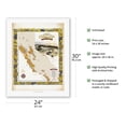 thumbnail image 2 of Along the California Wine Trail Map - American Viticultural Areas (AVA) - California Vineyards Wine Country Art c.2017 - Fine Art Rolled Canvas Print 20in x 26in, 2 of 4
