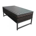 thumbnail image 5 of AMALFI 9 Piece Wicker Patio Furniture Set 9c in Brown and Gray, 5 of 7