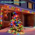 thumbnail image 3 of Nordic Hygge 67FT 100 Bulbs Outdoor Christmas Decorations for House Waterproof String Lights, Multicolor, 3 of 7
