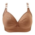 thumbnail image 3 of ylioge Push Up Bras for Women Plus Size XS-4XL 4 Pack Wireless Bralettes Ladies Breathable Full Coverage Underwear Multipack Support Bra, 3 of 7