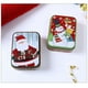 thumbnail image 5 of 6 latas de galletas navideñas con tapas, latas cuadradas de metal para galletas de caramelo, caja de regalo navideña de metal retro vacía, contenedores de hojalata navideña de gran capacidad para, 5 of 6