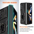 for Samsung Galaxy Z Fold 5 5G Case with Hinge Protection,Slide Camera