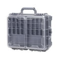 thumbnail image 1 of S SERENABLE Fishing Tackle Box Fishing Accessories Box Multifunctional Storage Organizer Gray, 1 of 9
