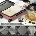 thumbnail image 2 of ALPULON 3 Piece Luggage Sets with TSA Locks, Hardside Suitcase Set with Spinner Wheels, 20in24in28in, Rose Pink, 2 of 6