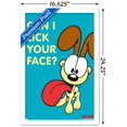 thumbnail image 3 of Garfield - Odie Face Lick Wall Poster, 14.725" x 22.375" Framed, 3 of 5