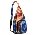 thumbnail image 1 of Astronomy Sling Backpack - Detailed Solar System Design Shoulder Bag, Compact Pack for Essential Carry & Daily Use, 1 of 4