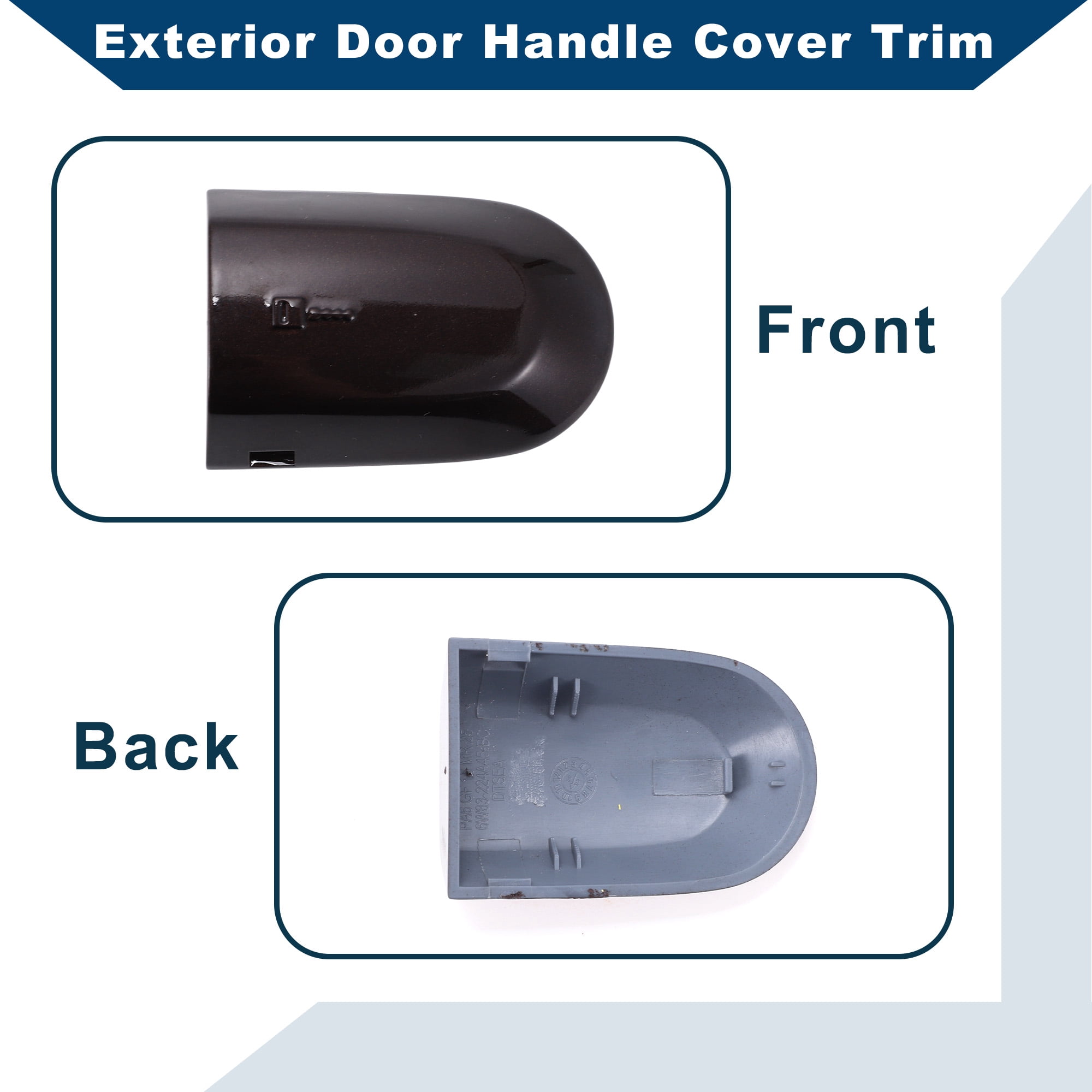 Unique Bargains Front Left Exterior Door Handle Cover for Jaguar XK and XF Models
