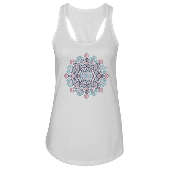 Christmas Snowflake Mandala Tank Women -Image by Shutterstock, Female Medium