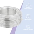 thumbnail image 5 of 984 Feet 20 Gauge Silver Aluminum Wire Bendable Metal Sculpting Wire for Beading Jewelry Making Garden Supply Silver 500gs, 5 of 9