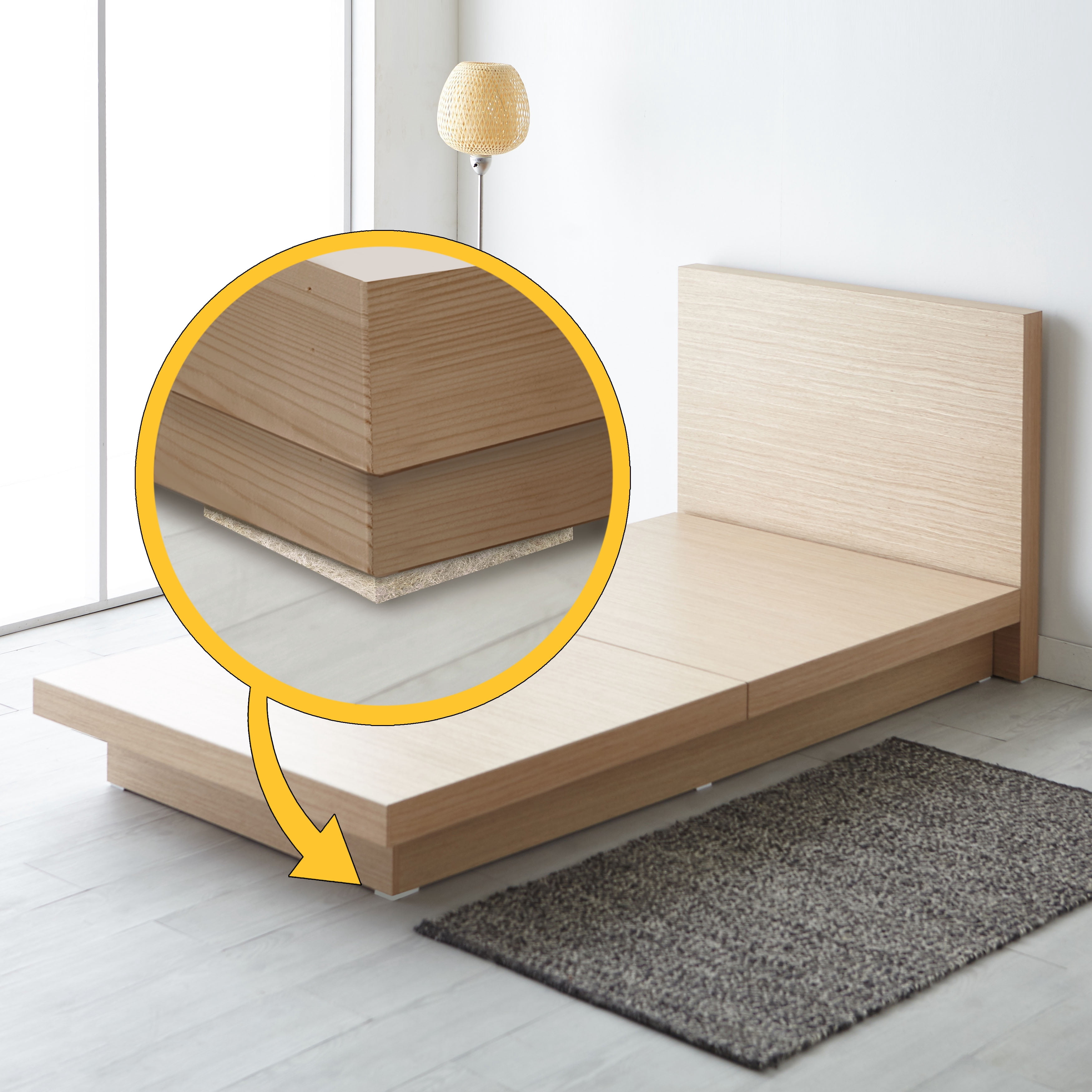 Super Sliders Beige Self-Stick Felt Furniture Roll, 1/2 in. x 60 in. for Floor Protection
