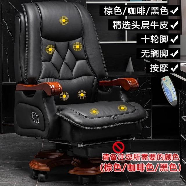 Arm Ergonomic Chair Living Room Lounge Rolling Accent Conference Office Chair Designer Leather Silla Escritorio Office Furniture My Lux Decor Round