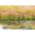 thumbnail image 2 of Gulin, Sylvia 18x14 White Modern Wood Framed Museum Art Print Titled - Wyoming-Grand Tetons National Park waters edge Snake River and golden grasses reflected in water, 2 of 4