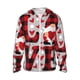 thumbnail image 1 of Balery Buffalo Plaid Love And Gnome Sudadera ligera de manga larga con capucha y protección solar UPF 50+ para hombre y mujer, ideal para pesca y running-Large, 1 of 7
