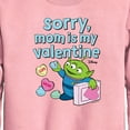 thumbnail image 2 of Toy Story - Sorry Mom My Valentine - Toddler And Youth Crewneck Fleece Sweatshirt, 2 of 4