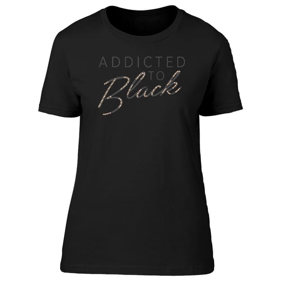 Addicted To Black Tee Men's -Image by Shutterstock