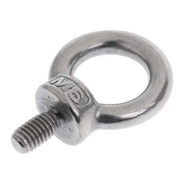 Pernos de ojo de elevación de acero inoxidable de alto rendimiento para aplicaciones marítimas e industriales M6 x 11 mm
