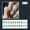 thumbnail image 6 of FSTDelivery Nail Stuff for Beginners, Spring Flowers Cute Rabbits Graffiti Sky Blue Wear Nail Finished Nail Art Nail Patch Easter 24PCS, DIY Nails at Home, Christmas Birthday Gifts for Women, 6 of 6