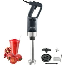 VEVOR Commercial Immersion Blender,750W 12" Heavy Duty Hand Mixer, Variable Speed Kitchen Stick Mixer with 304 Stainless Steel Blade, Multi-Purpose Portable Mixer for Soup, Smoothie, Puree, Baby Food