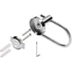 thumbnail image 4 of Chrome Bathroom Toilet Roll Holder Round. Wall Mounted Toilet Paper Holder Stainless Steel (Non Self Adhesive), 4 of 5