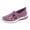 Purple, variant on Orthopedic Walking Shoes for Women 2026 Breathable Soft Non Slip Sneaker Lightweight Arch Support Wide Athletic Slip on Shoes Black Size 6