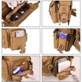 thumbnail image 4 of Tignapoo Sac Banane Tactique Extérieur pour Randonnée, Cyclisme et Camping - Ajustable, Imperméable et Durable en Couleur Boue, 4 of 6