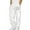 White, variant on YUHAOTIN Mens Joggers Slim Fit Polyester Men's Fitness Running Pants with Loose Waist Wide Feet Solid Color Pocket Loose Sweatpants Mens Sweatpants Open Bottom Tall Sweatpants for Teens
